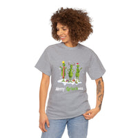 Merry GrinchMas Funny Shirt - Christmas Funny Holiday Graphic T Shirt, Christmas Shirt, Holiday Shirt - Short Sleeve Unisex