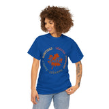 Fall Shirt - Bonfires Leaves Pumpkin Harvest Family - Unisex Heavy Cotton Tee