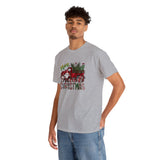 Merry Christmas Truck Funny Shirt - Christmas Funny Holiday Graphic T Shirt Short Sleeve Unisex Jersey Tee