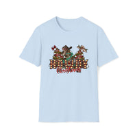 Howdy Christmas Softstyle T Shirt - Christmas Funny Holiday Graphic T Shirt, Christmas Shirt, Holiday Shirt - Unisex T-Shirt