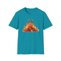 Firebird Flames Shirt - Unisex Softstyle T-Shirt