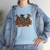 Howdy Christmas Country T Shirt - Christmas Holiday Country Shirt, Country Girl Shirt, Cowgirl, Southern Sayings Short Sleeve Unisex