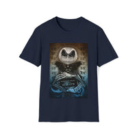 Jack Skellington T Shirt - Skeleton Funny Shirt Unisex Softstyle T-Shirt