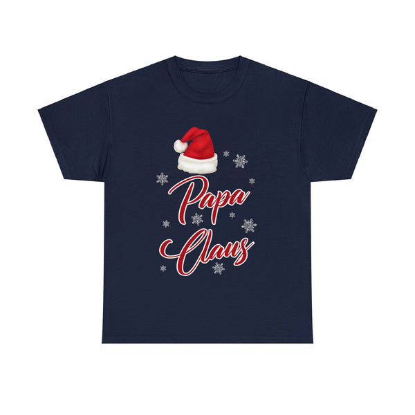 Papa Claus Christmas T Shirt  - Christmas Funny Holiday Graphic T Shirt, Christmas Shirt, Holiday Shirt - Unisex Jersey Tee