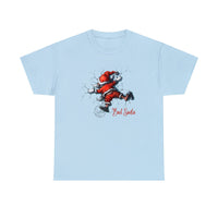 Bad Santa Funny Shirt - Christmas Funny Holiday Graphic T Shirt Short Sleeve Unisex Jersey Tee