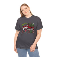 Merry Christmas Truck Funny Shirt - Christmas Funny Holiday Graphic T Shirt Short Sleeve Unisex Jersey Tee