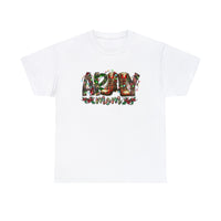 Army Mom Christmas Shirt - Christmas Holiday Military Graphic T Shirt Short Sleeve Unisex Jersey Tee