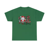 Love Christmas Funny Shirt - Christmas Funny Holiday Graphic T Shirt Short Sleeve Unisex Jersey Tee