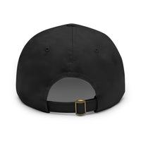 Knight Symbol Unstructured Hat with Leather Patch (Round)