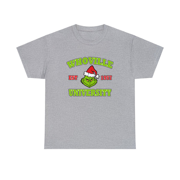 Whoville Funny Shirt - Christmas Funny Holiday Graphic T Shirt, Christmas Shirt, Holiday Shirt - Short Sleeve Unisex