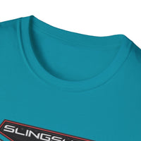 Slingshot Shirt Front/Back - Unisex Softstyle T-Shirt