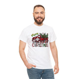 Merry Christmas Truck Funny Shirt - Christmas Funny Holiday Graphic T Shirt Short Sleeve Unisex Jersey Tee