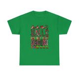 Deck The Halls And Not Your Family Christmas Funny Shirt - Christmas Funny Holiday Graphic T Shirt Short Sleeve Unisex Jersey Tee