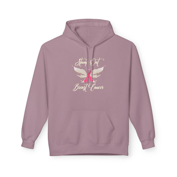 Stamp Out Breast Cancer - Unisex Midweight Softstyle Fleece Hoodie