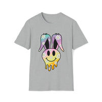 Retro Bunny - Softstyle T Shirt - Gift for Her Birthday Mom Mother Grandmother Nana Sister Aunt T Shirt - Unisex