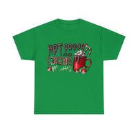 Hot Cocoa and Christmas Movies Funny Shirt - Christmas Funny Holiday Graphic T Shirt Short Sleeve Unisex Jersey Tee