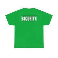 Security Front & Back Printed T Shirt - Bouncer Event Staff Uniform T-Shirt, Security Shirt, Security T Shirt, Bouncer Shirt, Staff T Shirt