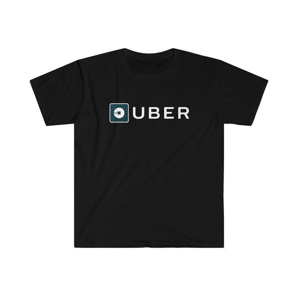 Driver Delivery Softstyle T Shirt - New Logo Uber, Ride Share Shirt - Unisex Softstyle T-Shirt