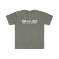 Postal Carrier Shirt- Heather Softstyle Unisex T Shirt, United States Postal Worker Postal Wear Post Office Postal Shirt