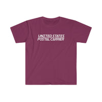 Postal Carrier Shirt- Heather Softstyle Unisex T Shirt, United States Postal Worker Postal Wear Post Office Postal Shirt