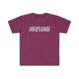 Postal Carrier Shirt- Heather Softstyle Unisex T Shirt, United States Postal Worker Postal Wear Post Office Postal Shirt