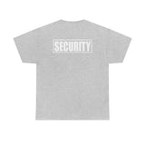 Security Front & Back Printed T Shirt - Bouncer Event Staff Uniform T-Shirt, Security Shirt, Security T Shirt, Bouncer Shirt, Staff T Shirt