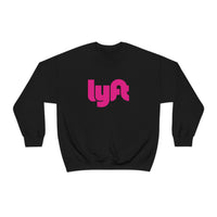 Driver Delivery Sweatshirt - New Logo Lyft, Lyft, Ride Share Sweatshirt - Unisex Heavy Blend Sweatshirt