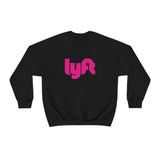 Driver Delivery Sweatshirt - New Logo Lyft, Lyft, Ride Share Sweatshirt - Unisex Heavy Blend Sweatshirt