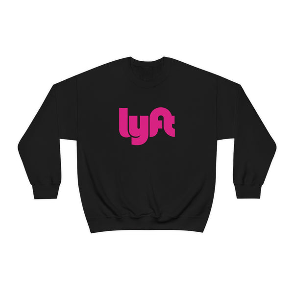 Driver Delivery Sweatshirt - New Logo Lyft, Lyft, Ride Share Sweatshirt - Unisex Heavy Blend Sweatshirt