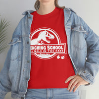 Teaching School Is A Walk In The Park T Shirt - 100% Cotton Short Sleeve Unisex T-Shirt