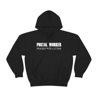 Postal Worker Caution Hoodie - United States Postal Worker Postal Wear Post Office Shirt Postal Shirt Unisex