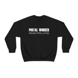 Postal Worker Caution Sweatshirt - United States Postal Worker Postal Wear Post Office Postal - Unisex Crewneck Sweatshirt