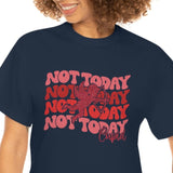 Not Today Cupid Valentines T Shirt - Funny Shirt, Valentines Shirt, Taken Shirt - Unisex Jersey Short Sleeve Tee