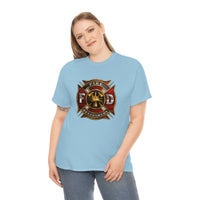 Firefighter T Shirt - Fire Department -100% Cotton Short Sleeve Unisex T-Shirt