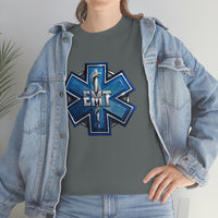 Star Of Life EMT - EMS Medic Firefighter Ambulance Doctor Nurse RN Emergency First Responder Shirt - Heavy Cotton Unisex T Shirt