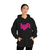 Driver Delivery Hoodie - New Logo Lyft, Lyft, Ride Share Hooded Sweatshirt - Unisex Heavy Blend Hoodie