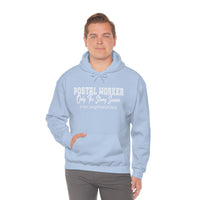 Postal Worker No Crying - Hoodie - United States Postal Worker Postal Wear Post Office Shirt Postal Shirt Unisex