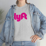 Driver Delivery T Shirt - New Lyft Logo, Lyft, Ride Share Shirt - Short Sleeve Unisex Tees - Heavy Cotton