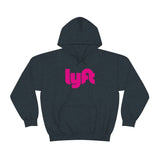 Driver Delivery Hoodie - New Logo Lyft, Lyft, Ride Share Hooded Sweatshirt - Unisex Heavy Blend Hoodie