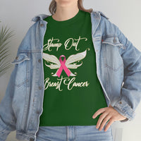 Breast Cancer - United States Postal Worker Postal Wear Post Office Postal Shirt - Heavy Cotton Short Sleeve Unisex