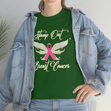 Breast Cancer - United States Postal Worker Postal Wear Post Office Postal Shirt - Heavy Cotton Short Sleeve Unisex