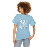 Shhh I'm Still Asleep T Shirt - Funny Shirt,  Funny Graphic T Shirt - Unisex Jersey Short Sleeve Tee