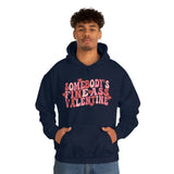 Somebody's Fine Ass Valentine Hoodie - Unisex Heavy Blend Hooded Sweatshirt - Funny Hoodie, Valentines Hoodie, Single Hoodie