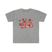 Valentines Coffee Softstyle Valentine's T Shirt - Girl Friend, Wife, Mom Valentine's, Valentines Gift