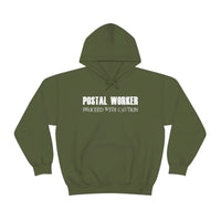 Postal Worker Caution Hoodie - United States Postal Worker Postal Wear Post Office Shirt Postal Shirt Unisex