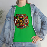 Firefighter T Shirt - Fire Department -100% Cotton Short Sleeve Unisex T-Shirt