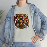 Firefighter T Shirt - Fire Department -100% Cotton Short Sleeve Unisex T-Shirt