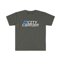 City Carrier - Softstyle Short Sleeve Unisex T Shirt, United States Postal Worker Postal Wear Post Office Postal Shirt