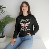 Breast Cancer Sweatshirt w - United States Postal Worker Postal Wear Post Office Postal - Unisex Crewneck Sweatshirt