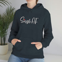 Single AF Valentine's Hoodie - Unisex Heavy Blend Hooded Sweatshirt - Funny Hoodie, Valentines Hoodie, Single Hoodie